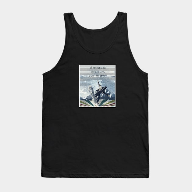 SNOWBOARDING Tank Top by ElArrogante